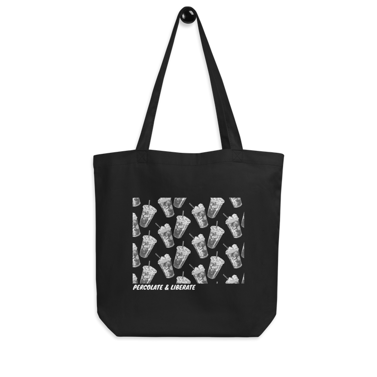 PERCOLATE & LIBERATE TOTE BAG