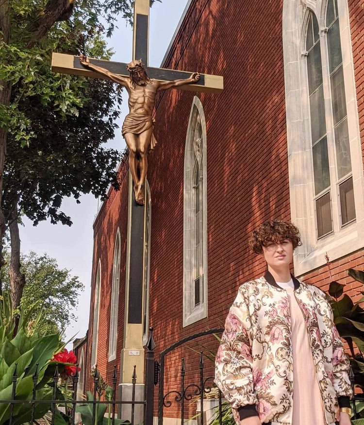 SAINT CECILIA GENDER NEUTRAL BOMBER JACKET