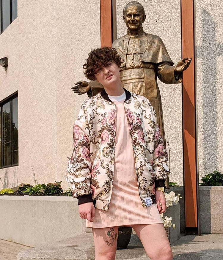 SAINT CECILIA GENDER NEUTRAL BOMBER JACKET